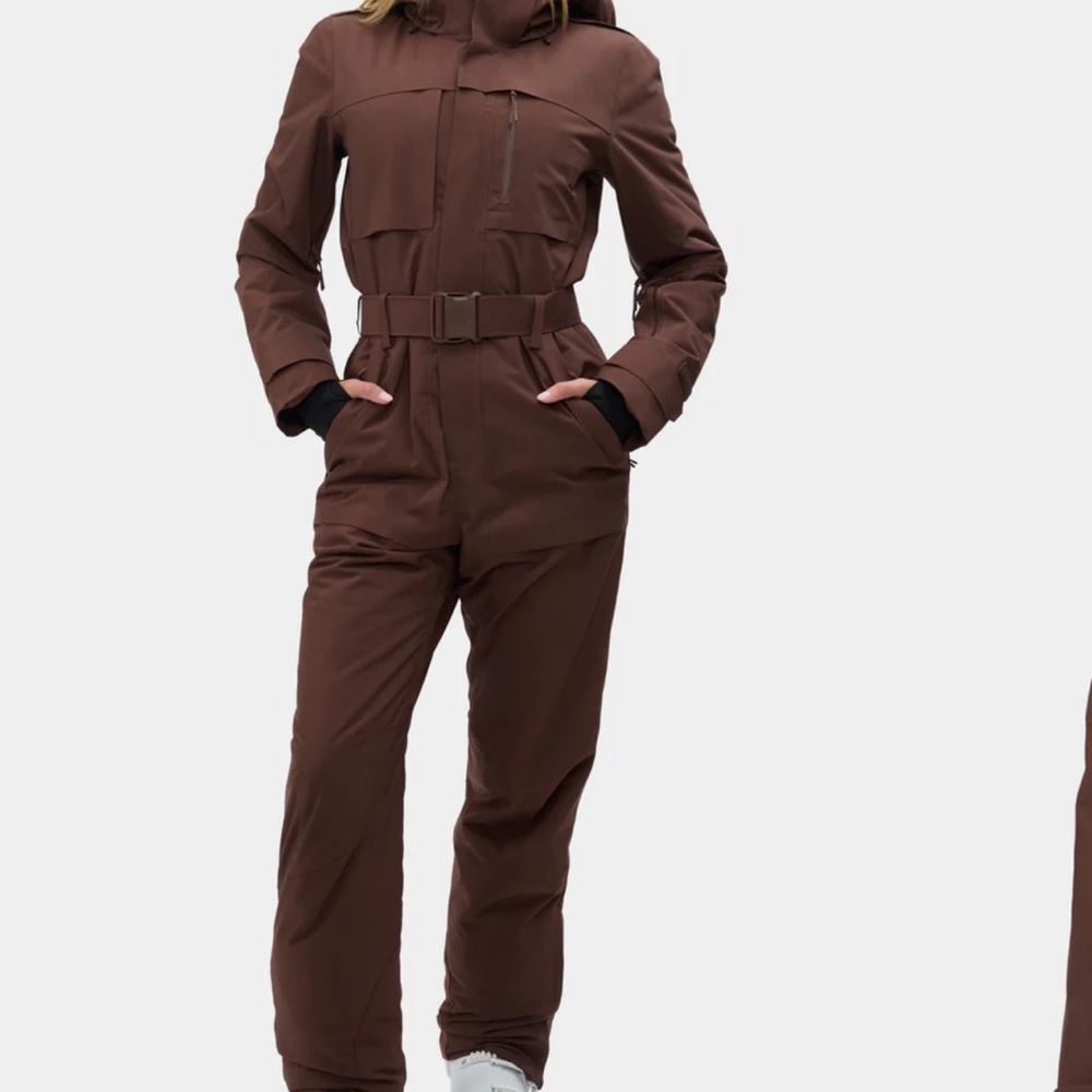 Women's Brown Ski Suit